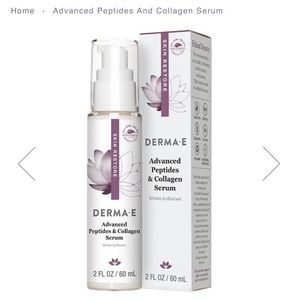 NEW Derma E advanced peptides and collagen serum